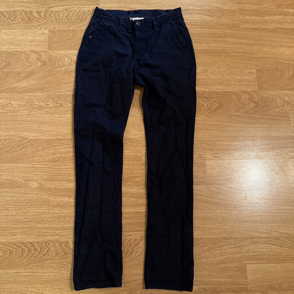Raleigh Denim Company Jones Dark Wash Jeans Button Fly Handcrafted USA 30x34